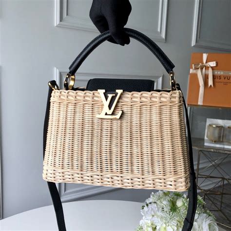 louis vuitton capucines wicker|louis vuitton capucines crossbody.